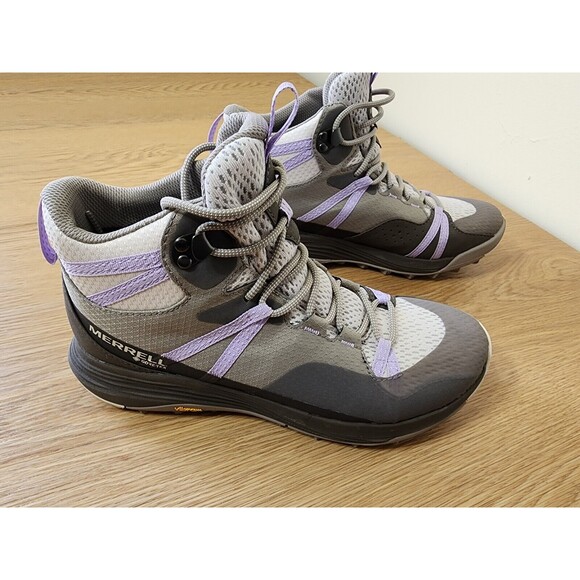 Merrell Siren 4 Mid GTX Womens Hiking Boots Moon/Orchid Womens Size 10 Purple - Picture 12 of 13